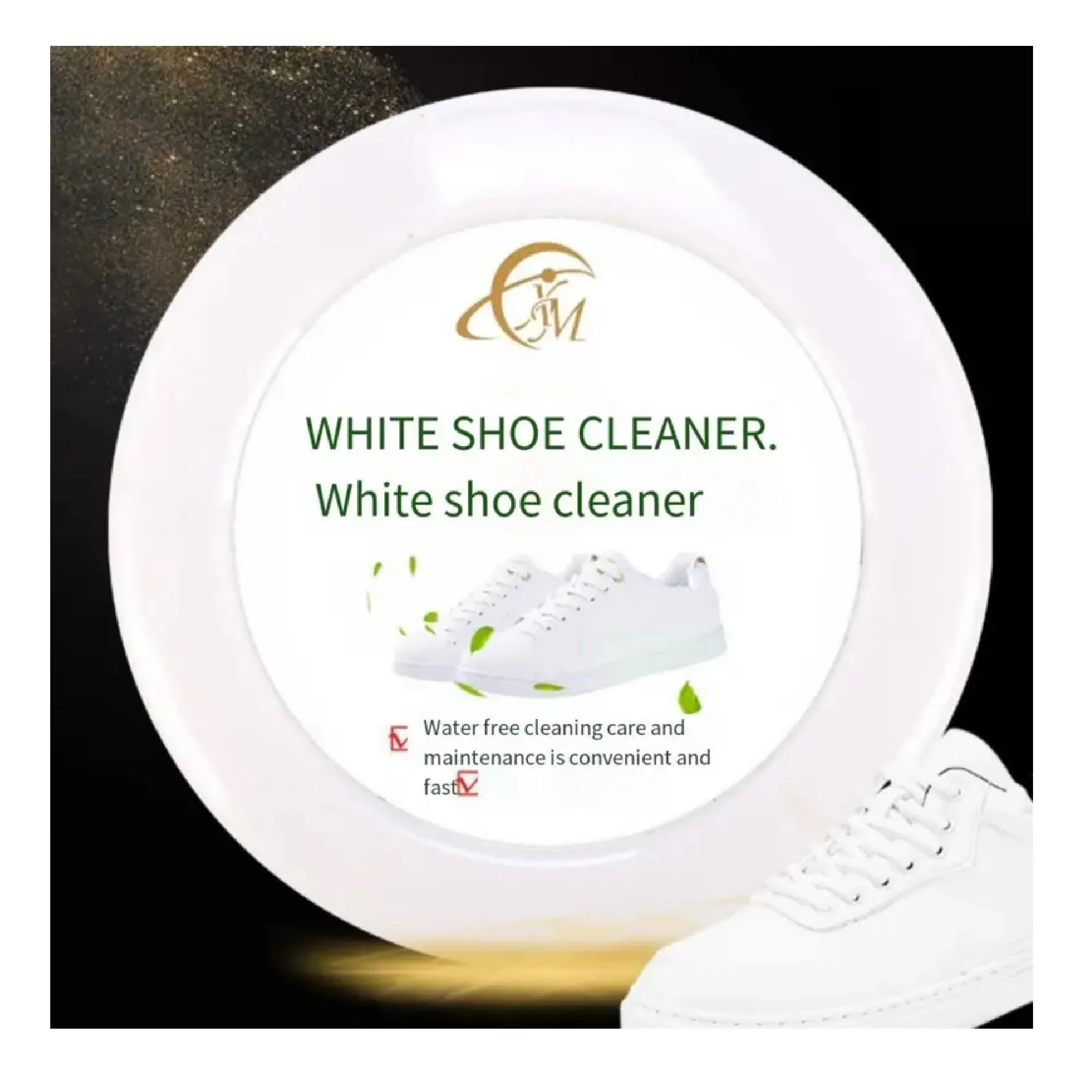 1pc, Cleaning Cream For Removing Stains And Protecting Shoes, Sofa Stain Remover, Leather Care Products, Maintenance Cream, White Shoe Cleaner With Sponge, Cleaning Tools, Cleaning Supplies