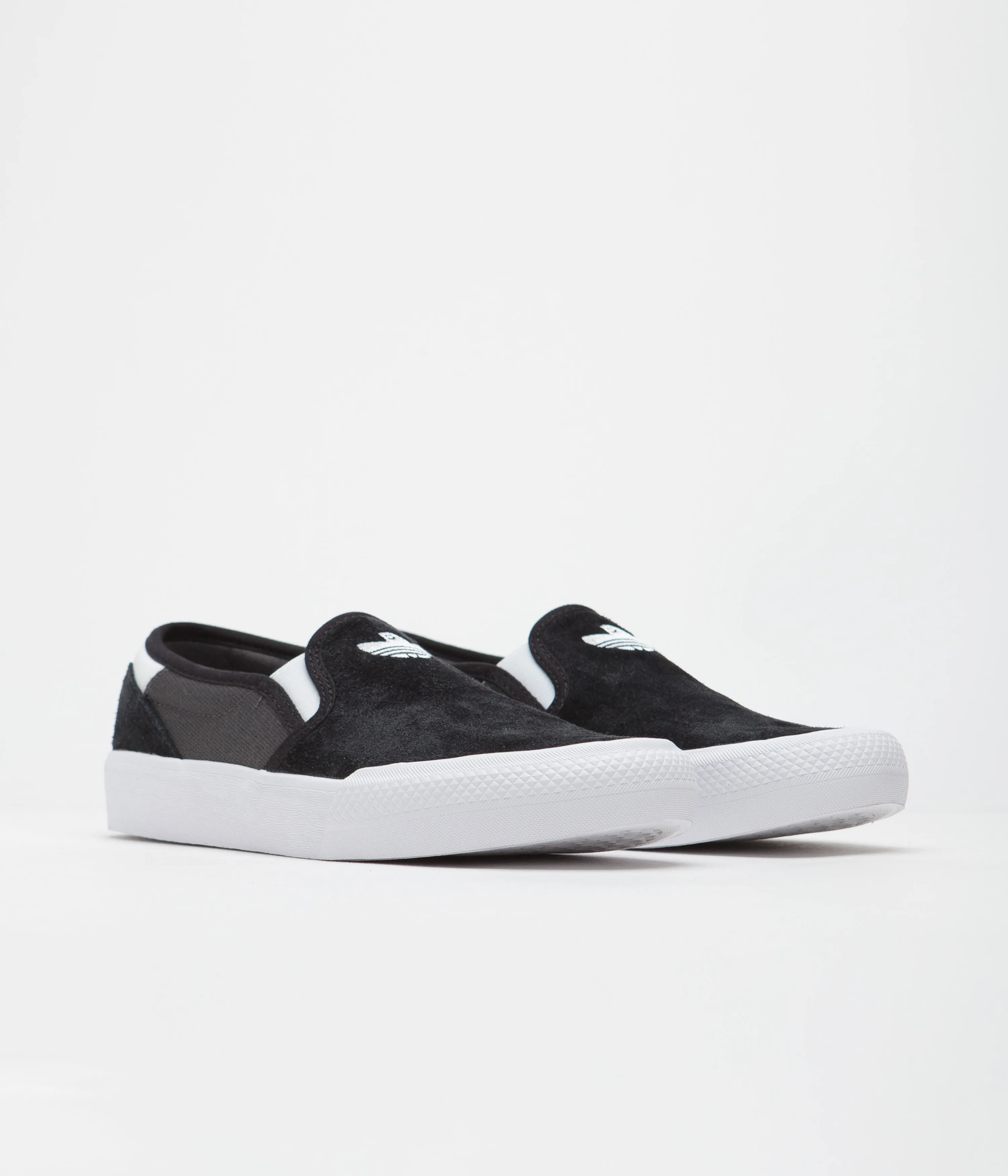 Adidas Shmoofoil Slip Shoes - Core Black / Grey Six / FTWR White