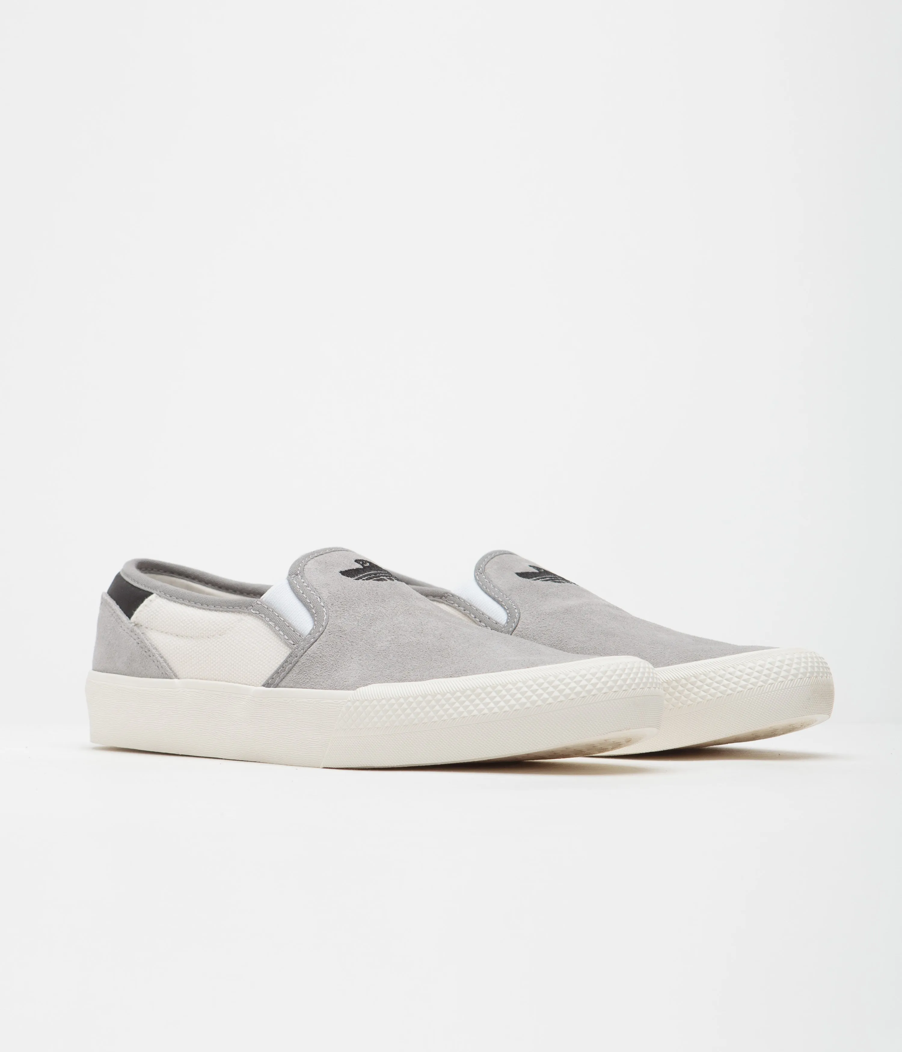 Adidas Shmoofoil Slip Shoes - Solid Grey / Cloud White / Core Black