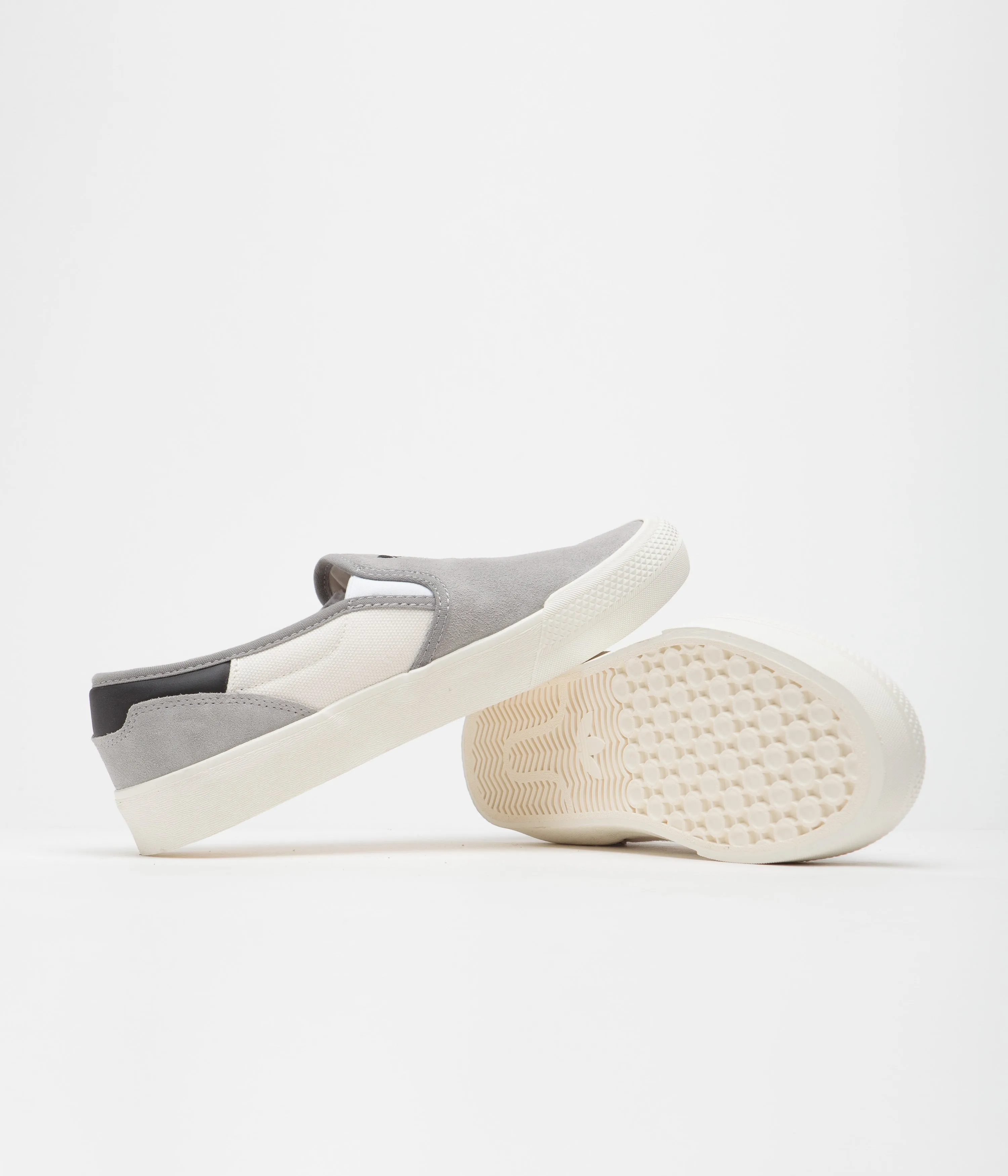 Adidas Shmoofoil Slip Shoes - Solid Grey / Cloud White / Core Black