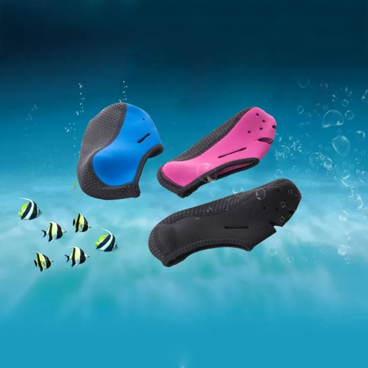 Comfortable and anti-slip 3MM swimming diving socks breathable water to swim the beach socks Size:M (37-38)(Magenta)