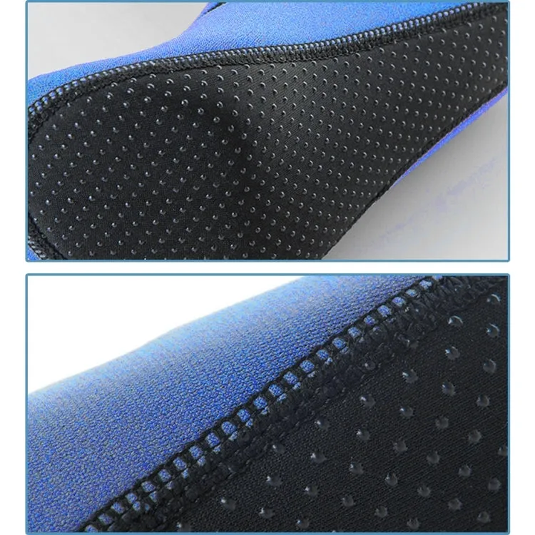 Comfortable and anti-slip 3MM swimming diving socks breathable water to swim the beach socks Size:XS (33-34)(Blue)