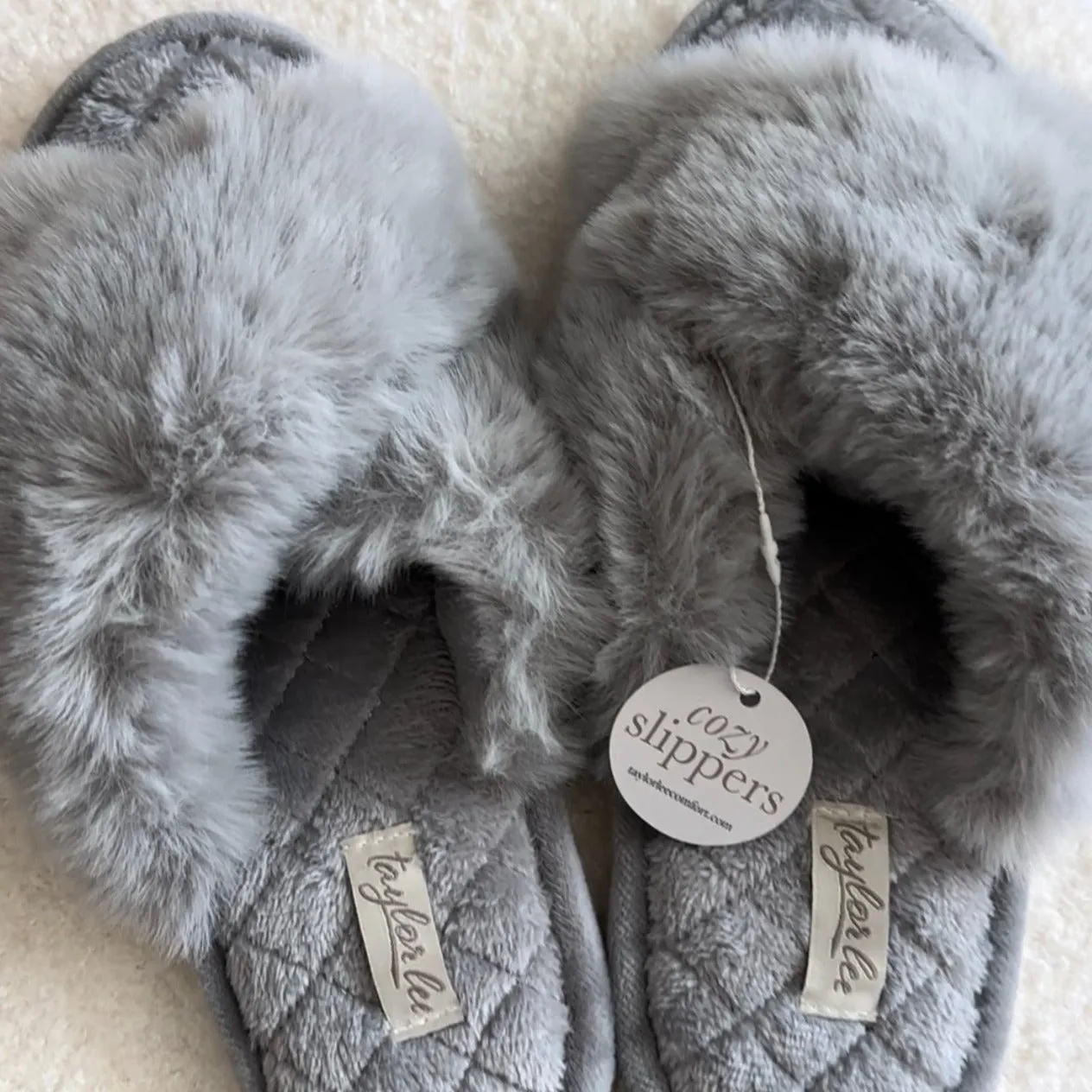 Comfy Faux Fur Plush Slippers