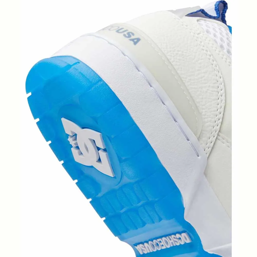 Dc Shoes JS 1 White Blue Skate Shoes