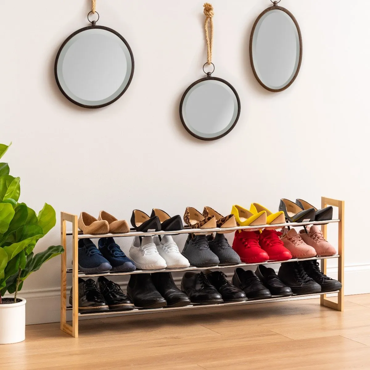 Extendable Shoe Rack - 3 Tier