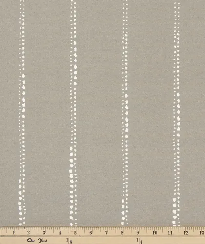 Fabric Sample Only 3x5 inch - Carlo Dotted Stripes Water Resistant - Choice of Color