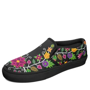 Floral Beadwork Otoyimm Kid's Canvas Slip On Shoes