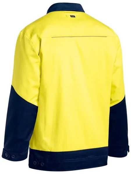 Hi Vis Drill Jacket With Liquid Repellent Finish BJ6917