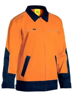 Hi Vis Drill Jacket With Liquid Repellent Finish BJ6917