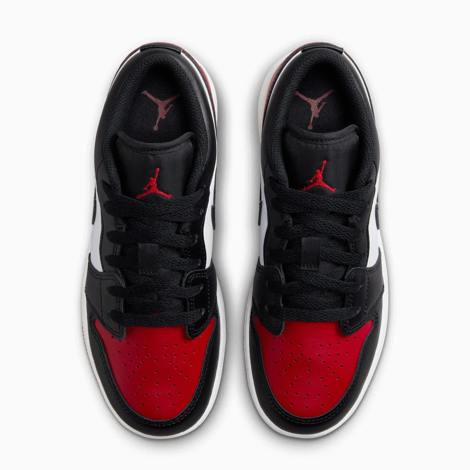 Kid's Air Jordan 1 Low "Bred Toe 2.0" Grade School