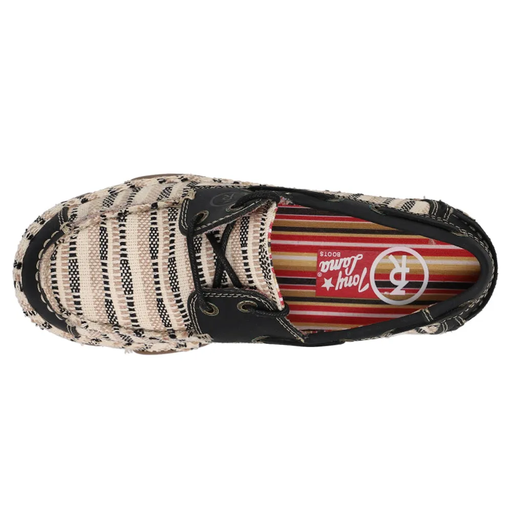 Lindale Striped Boat Shoes