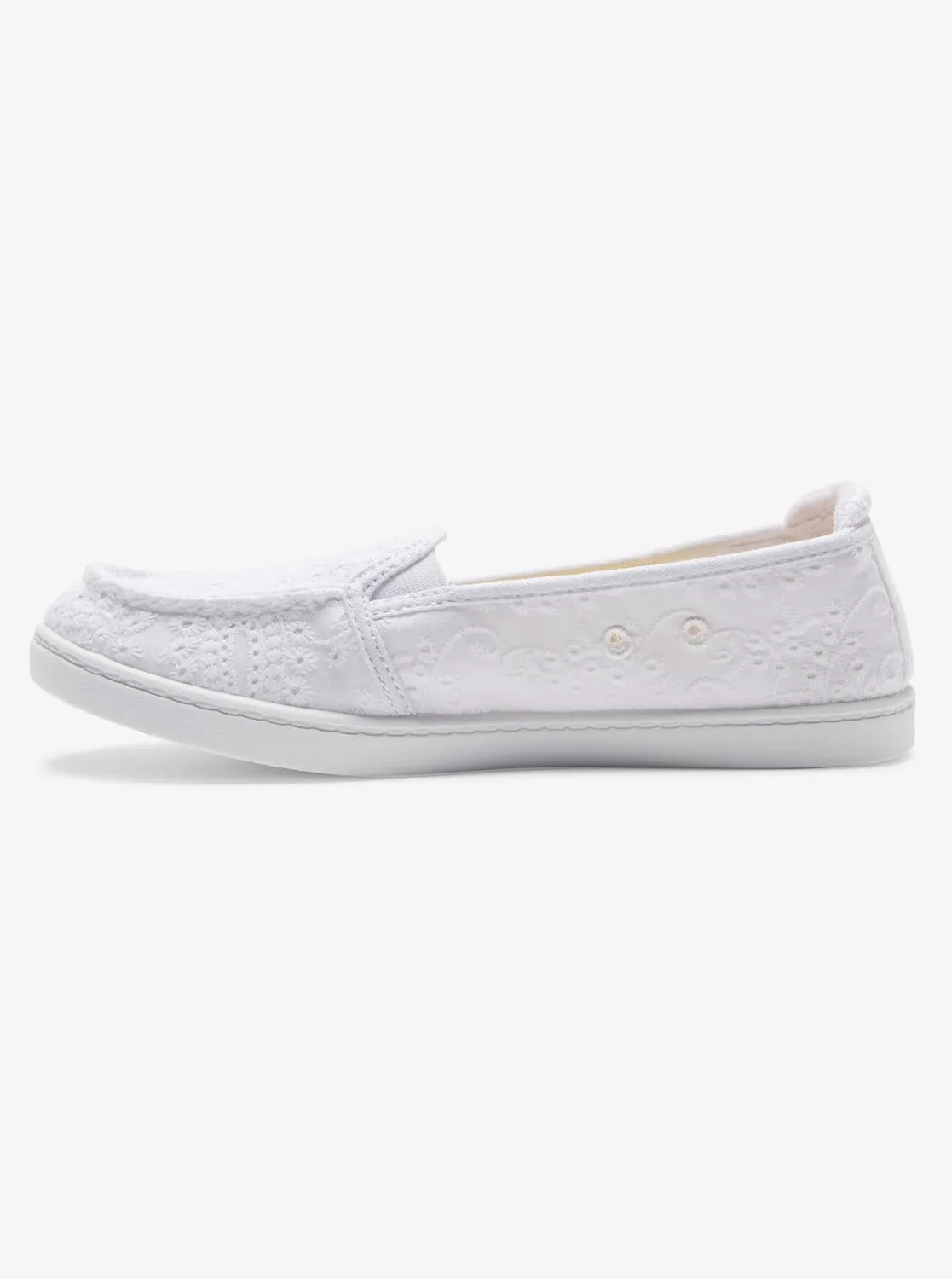 Minnow Slip-On Shoes - White/White