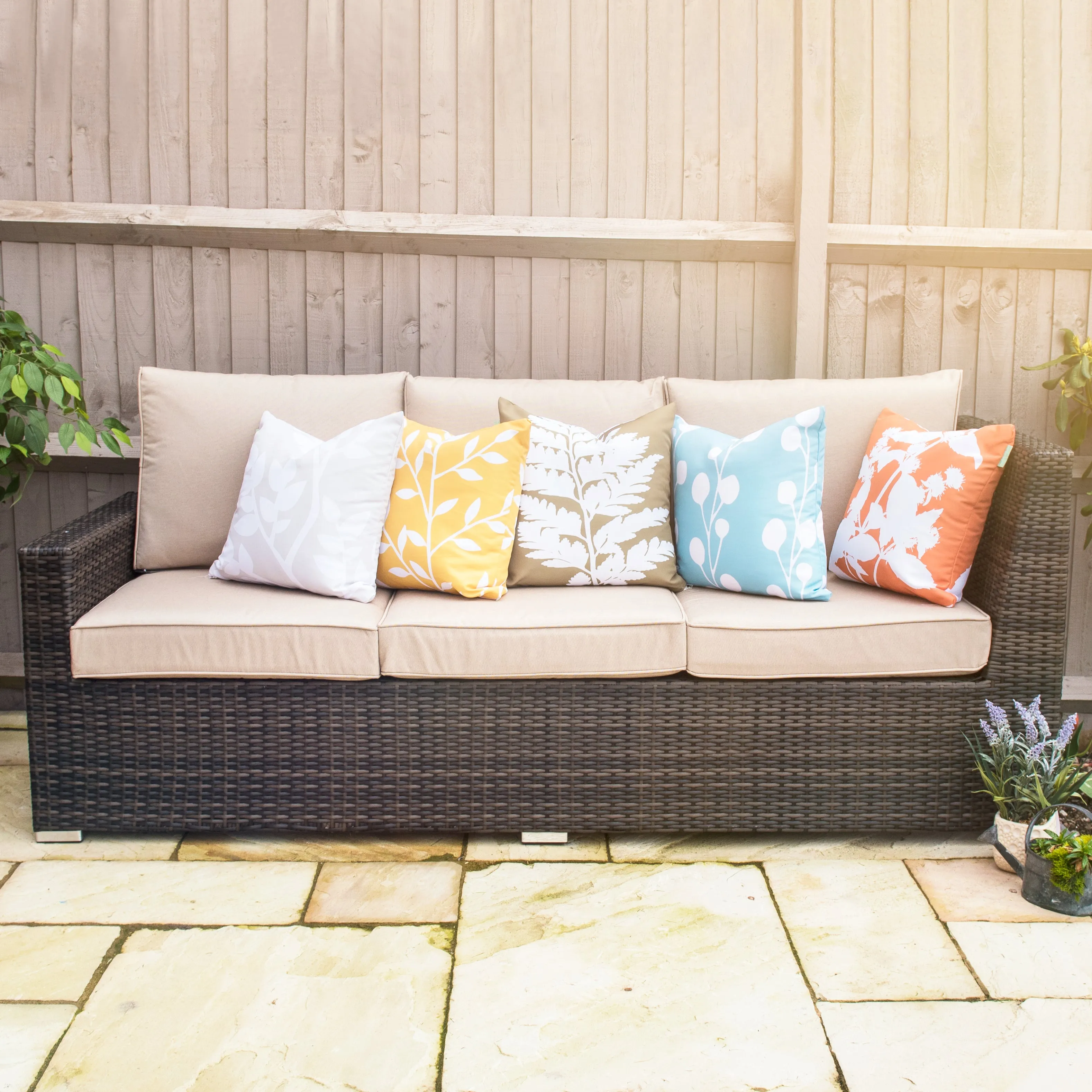 Outdoor Water-Resistant Decorative Cushion Covers