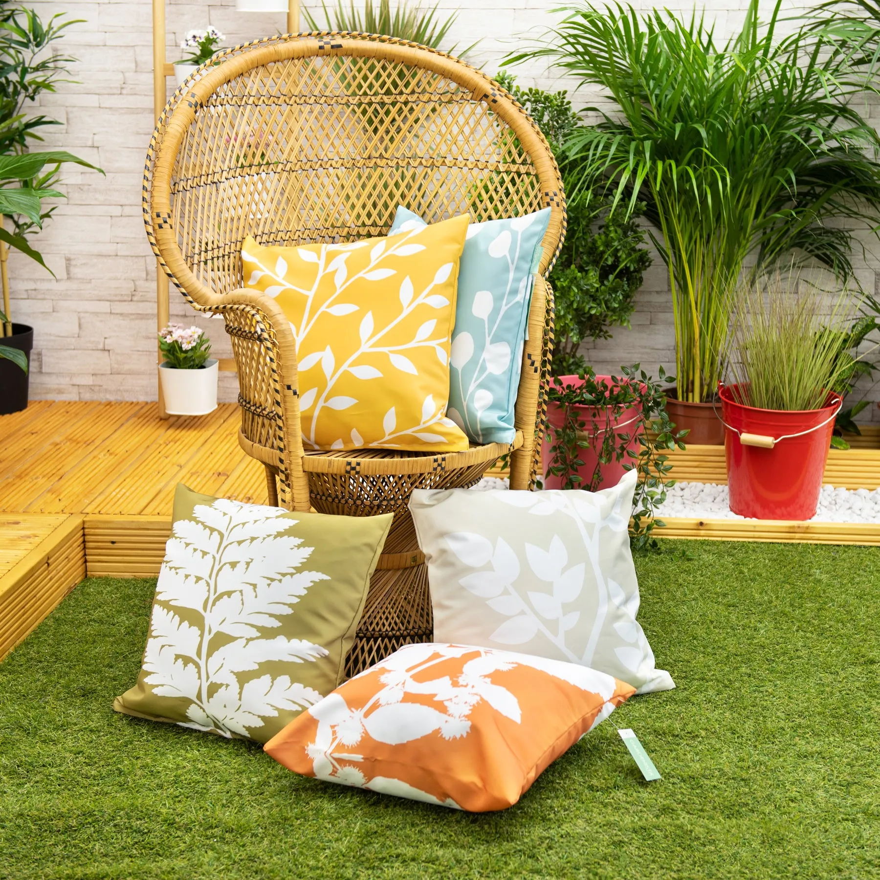 Outdoor Water-Resistant Decorative Cushion Covers