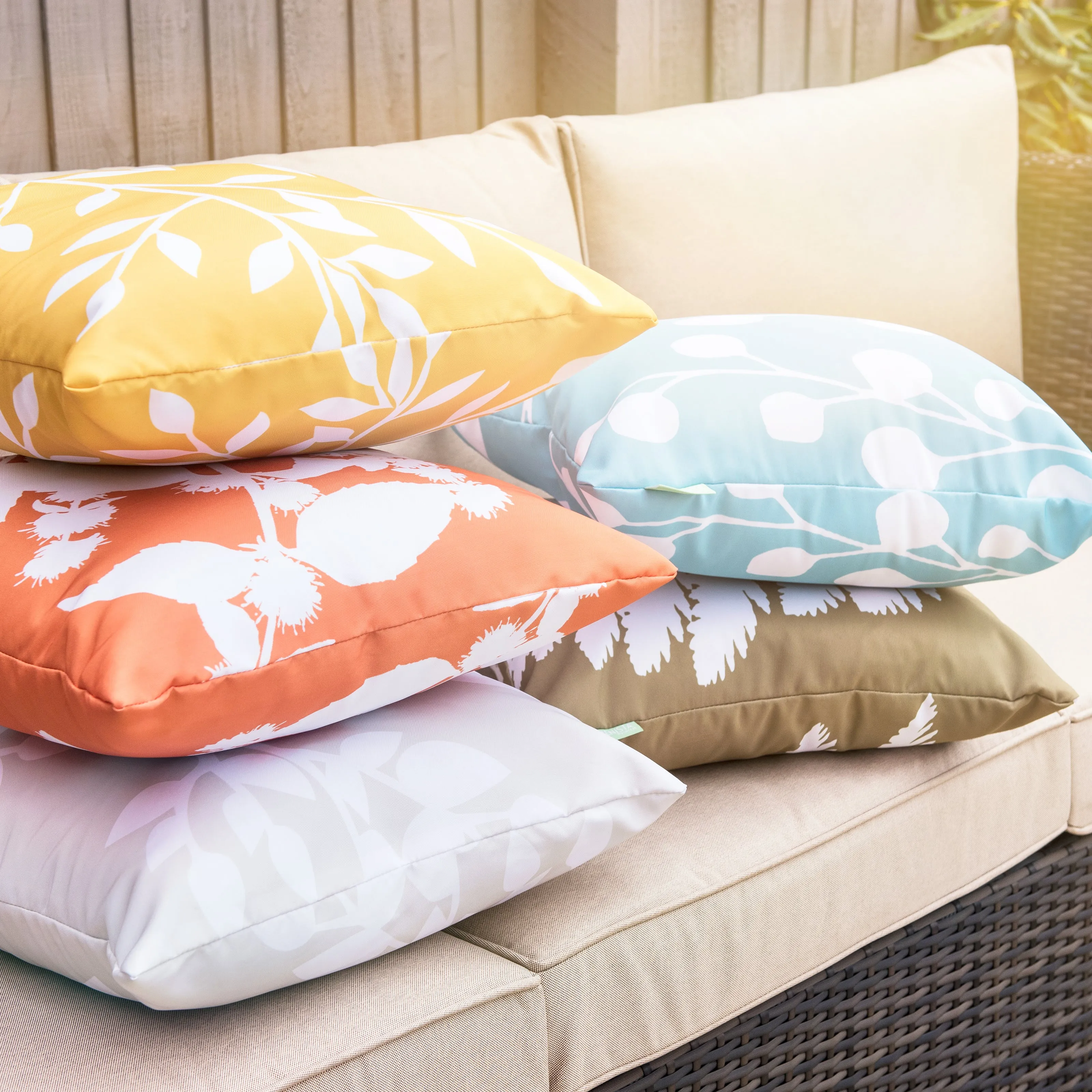 Outdoor Water-Resistant Decorative Cushion Covers