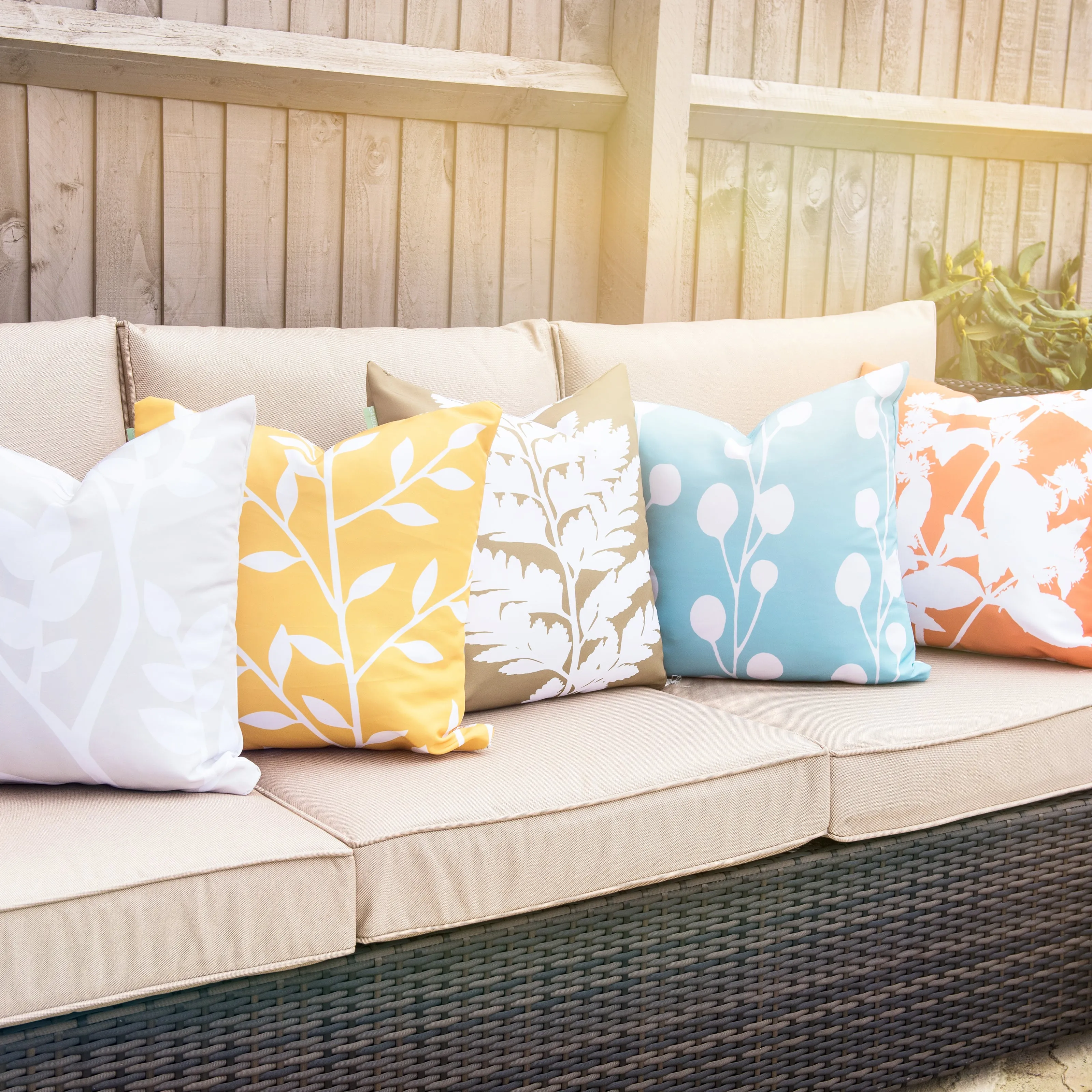 Outdoor Water-Resistant Decorative Cushion Covers