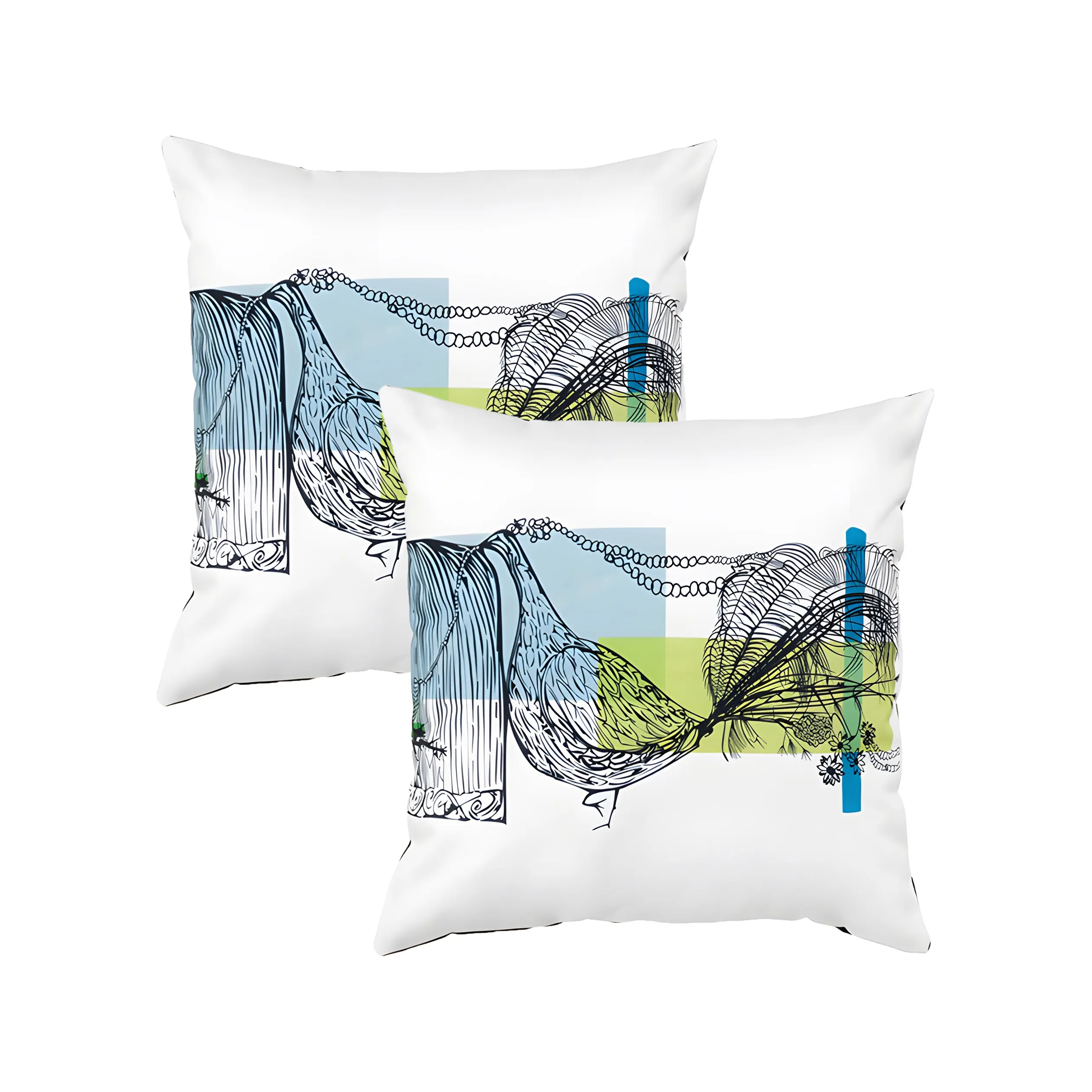 Outdoor Water Resistant Printed Scatter Cushions | Garden Decorative Cushions