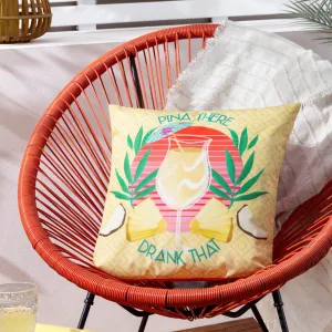 Pina There Outdoor Cushion Yellow