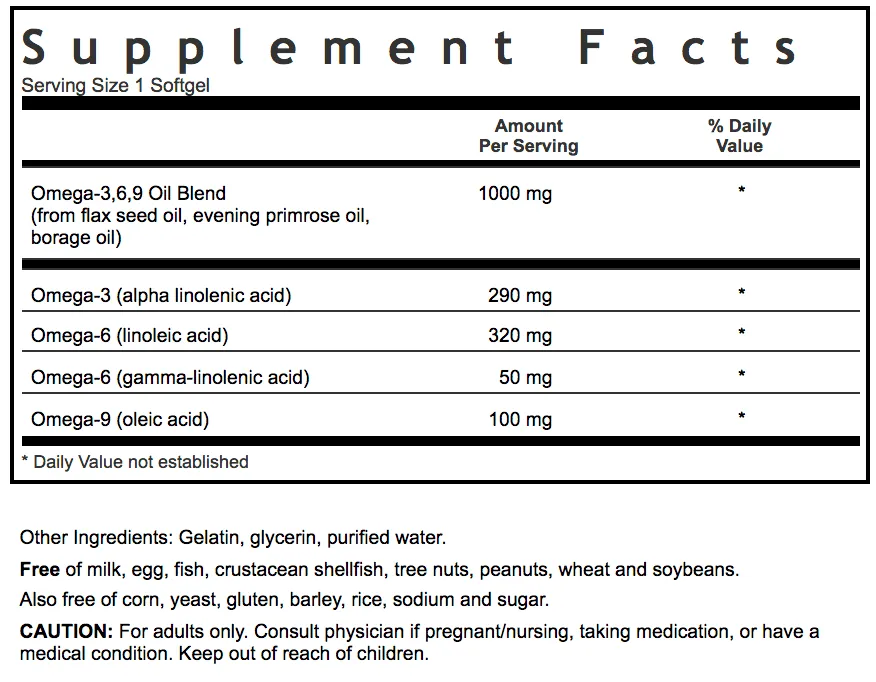 PLANT-BASED OMEGA-3•6•9, 90 sgel