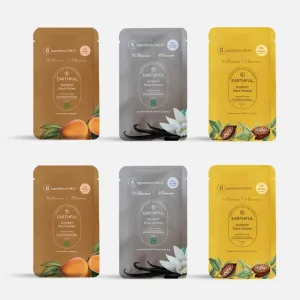 Plant Protein Powder Assorted Pack | Daily Use Sachet | Pack Of 6