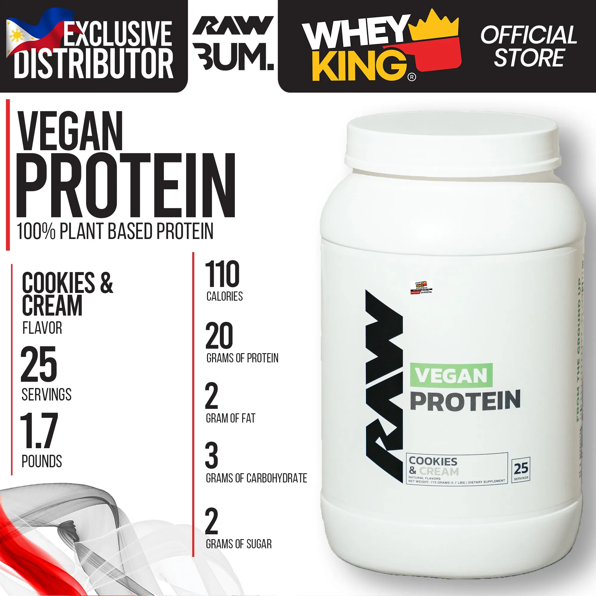 RAW Nutrition | CBUM - Vegan Protein