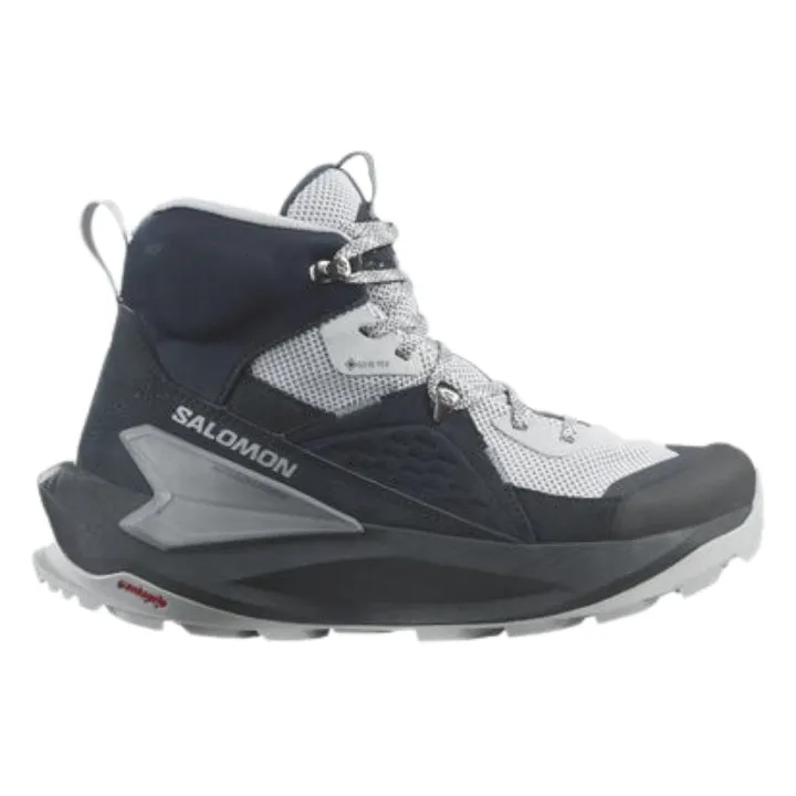 Salomon Elixir Mid GTX Boot (Women's) Carbon / Pearl Blue / Flint Stone