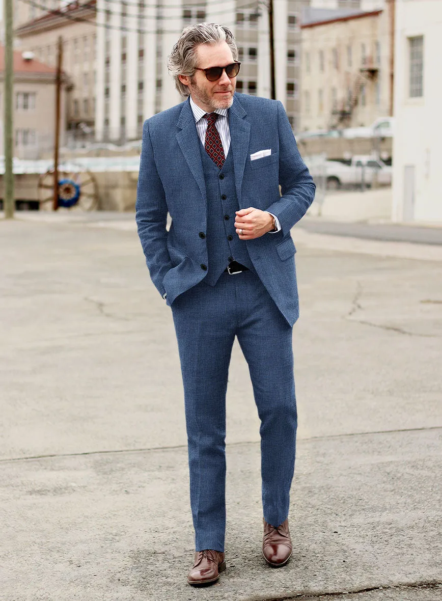 Solbiati Blue Prince Linen Suit