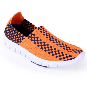 Syracuse Orange Woven Colors Comfy Slip On Shoes