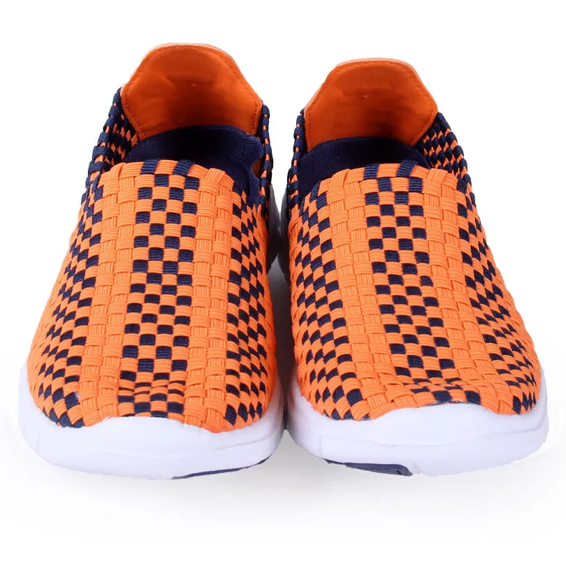 Syracuse Orange Woven Colors Comfy Slip On Shoes