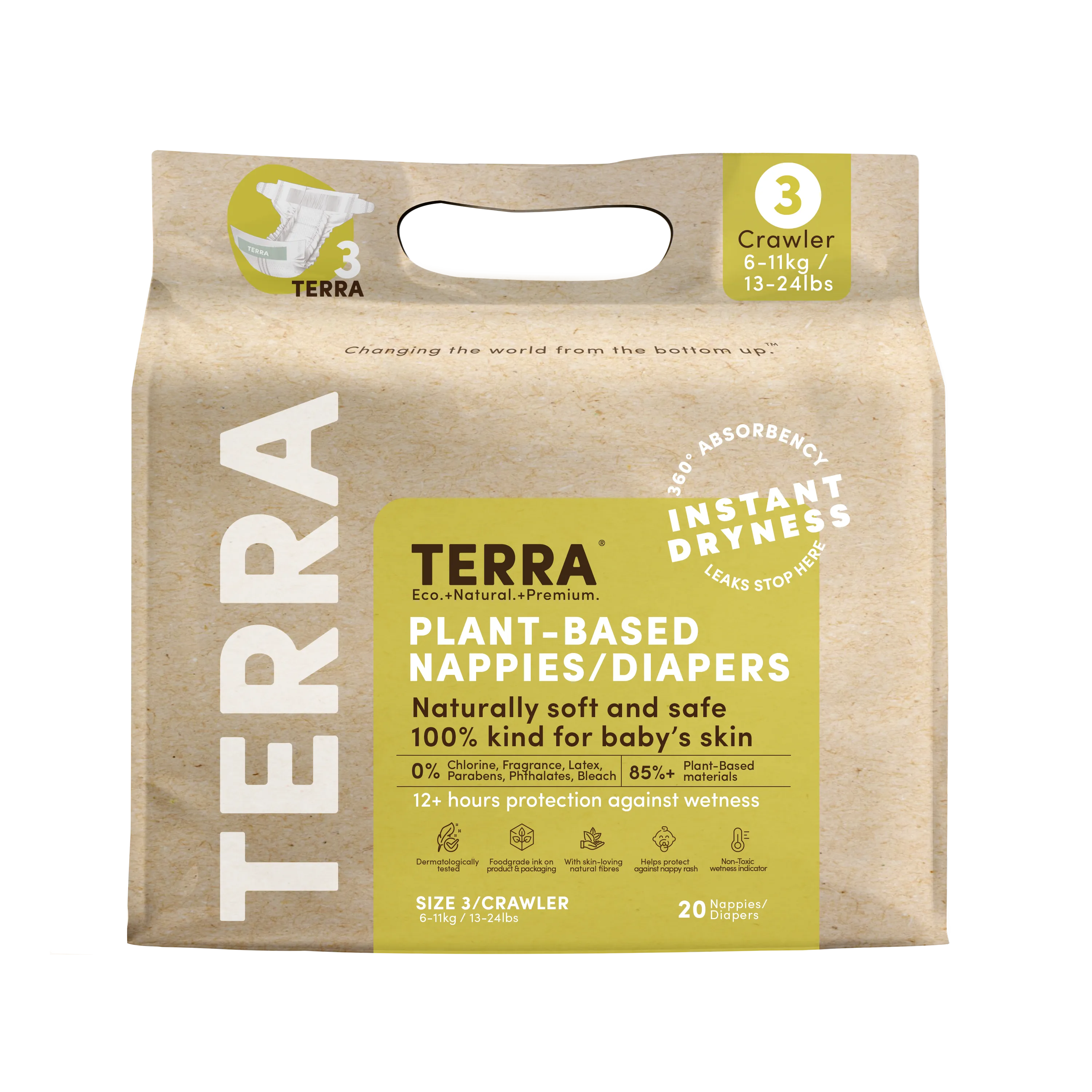 Terra Plant-Based Diapers