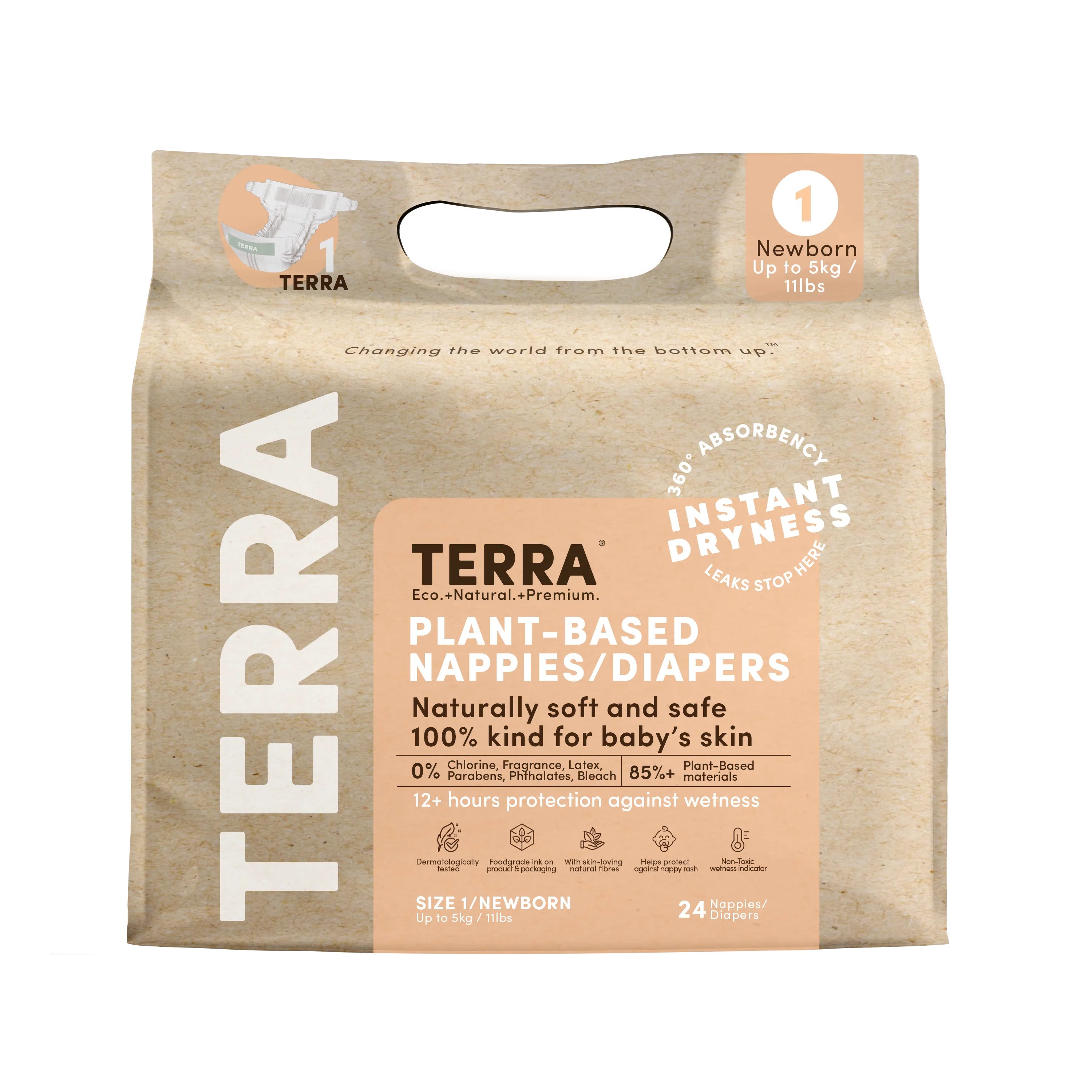 Terra Plant-Based Diapers