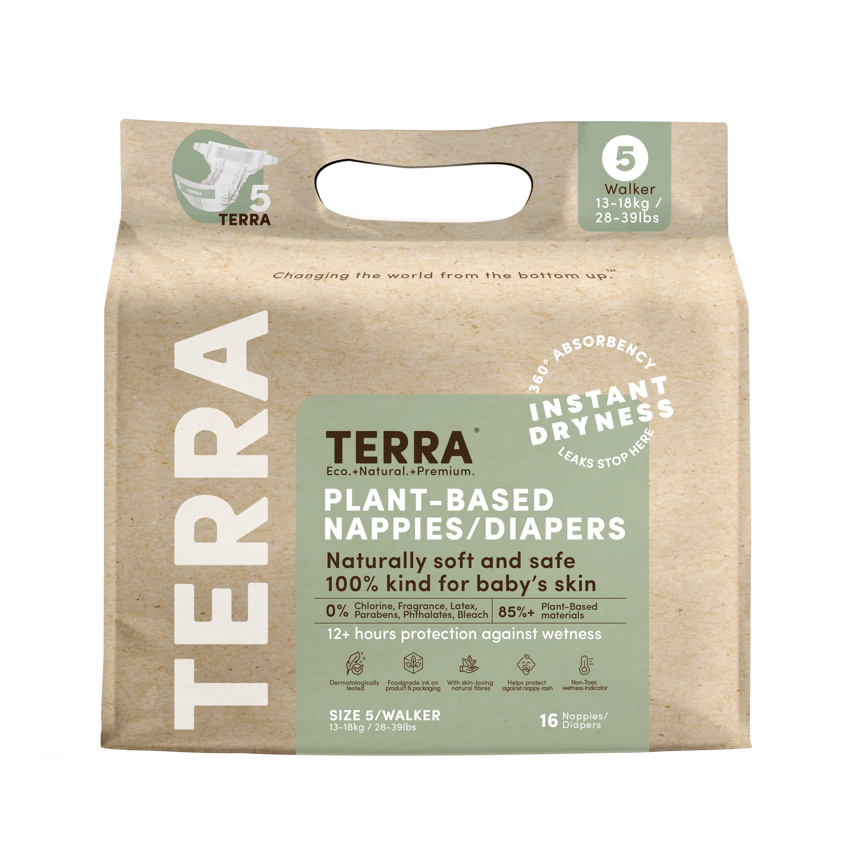 Terra Plant-Based Diapers