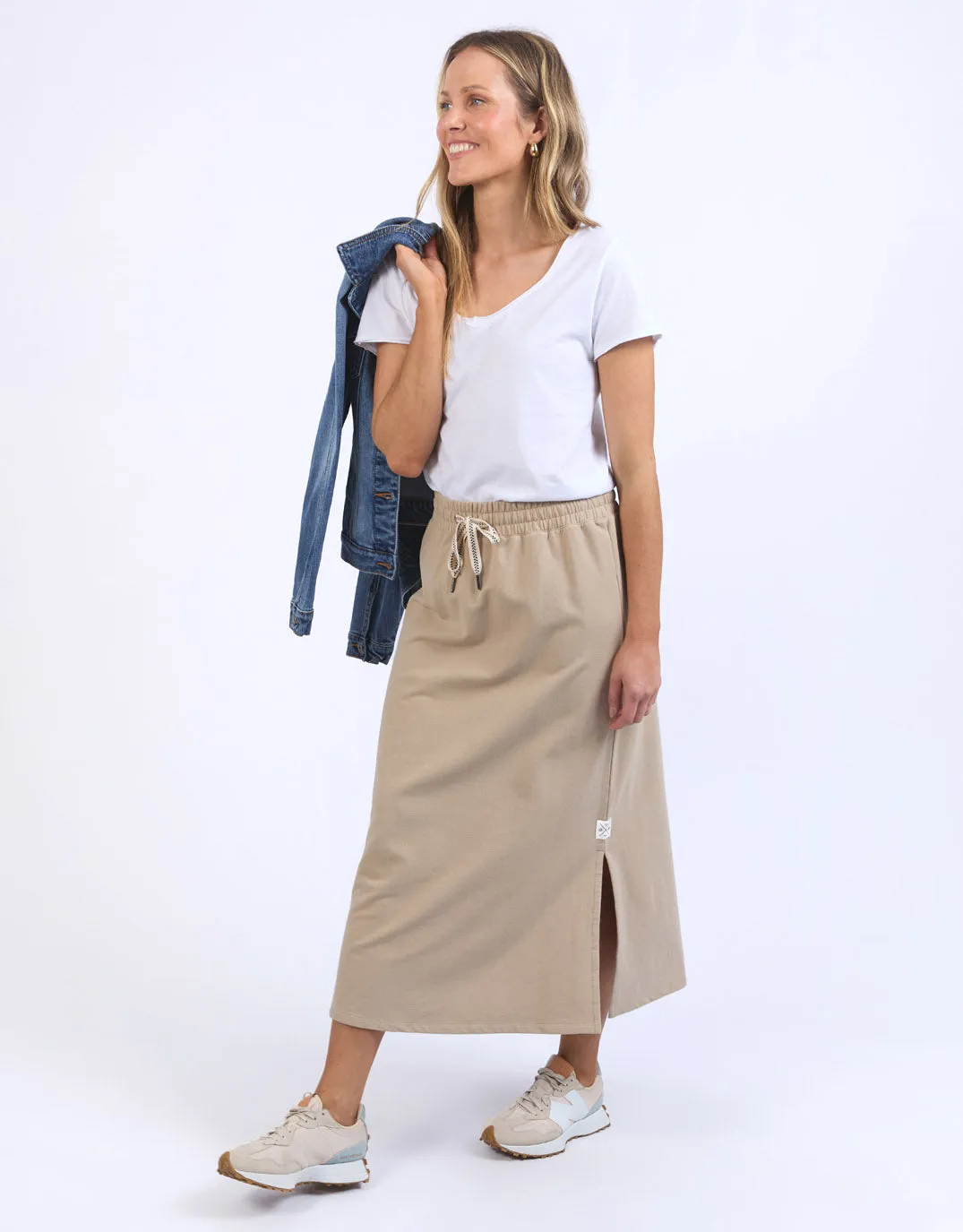 Travel Skirt - Latte