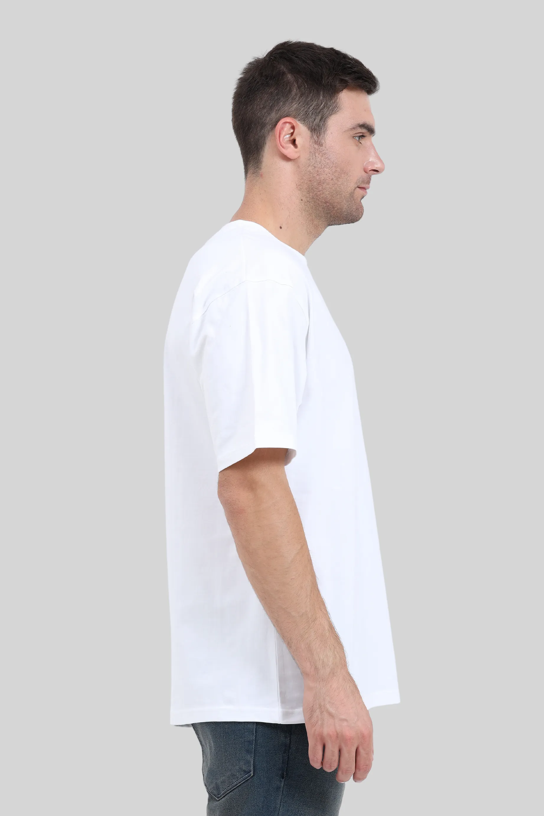 White Oversized T-shirt for men