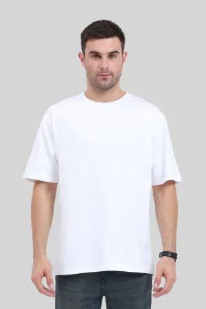 White Oversized T-shirt for men