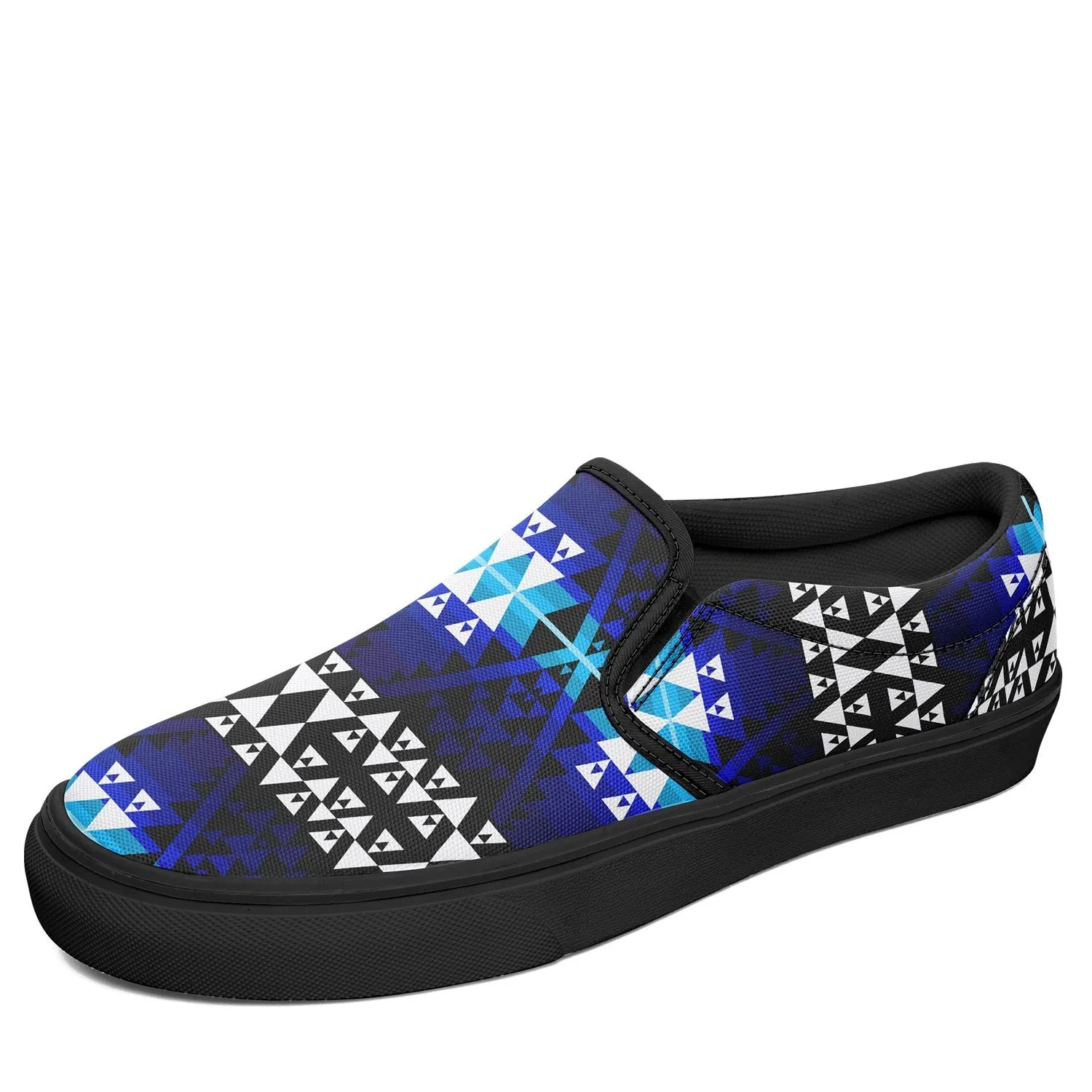 Writing on Stone Night Watch Otoyimm Kid's Canvas Slip On Shoes