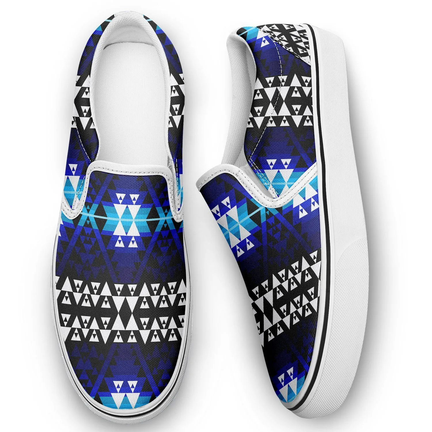 Writing on Stone Night Watch Otoyimm Kid's Canvas Slip On Shoes